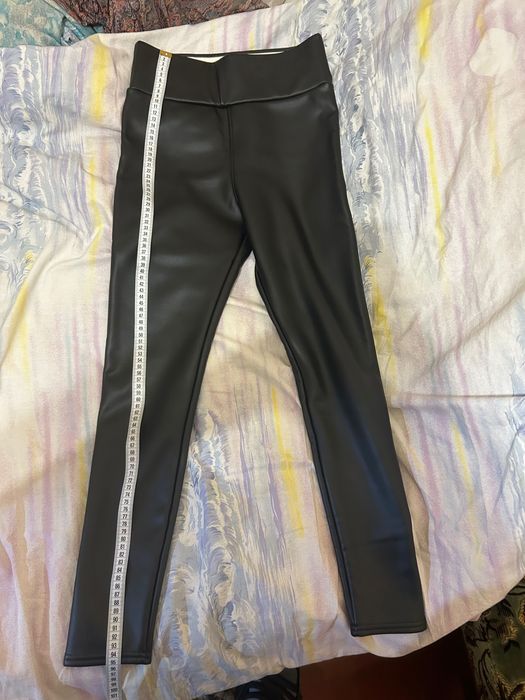 Лосини теплі шкіряні