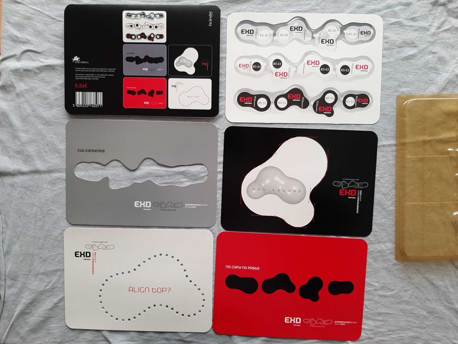 Selos 2003 - Experimenta Desing / Brandia - Auto-adesivos Completo