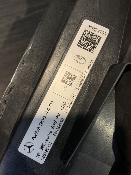 glc w253 фара a2539064401 led performance гібрид