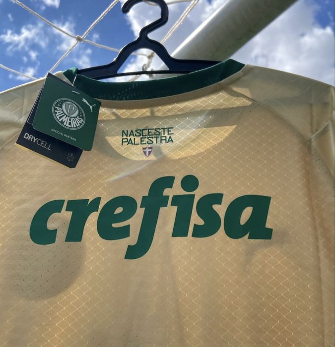 Camisola do Palmeiras Dourada Jogador - Envio Rápido
