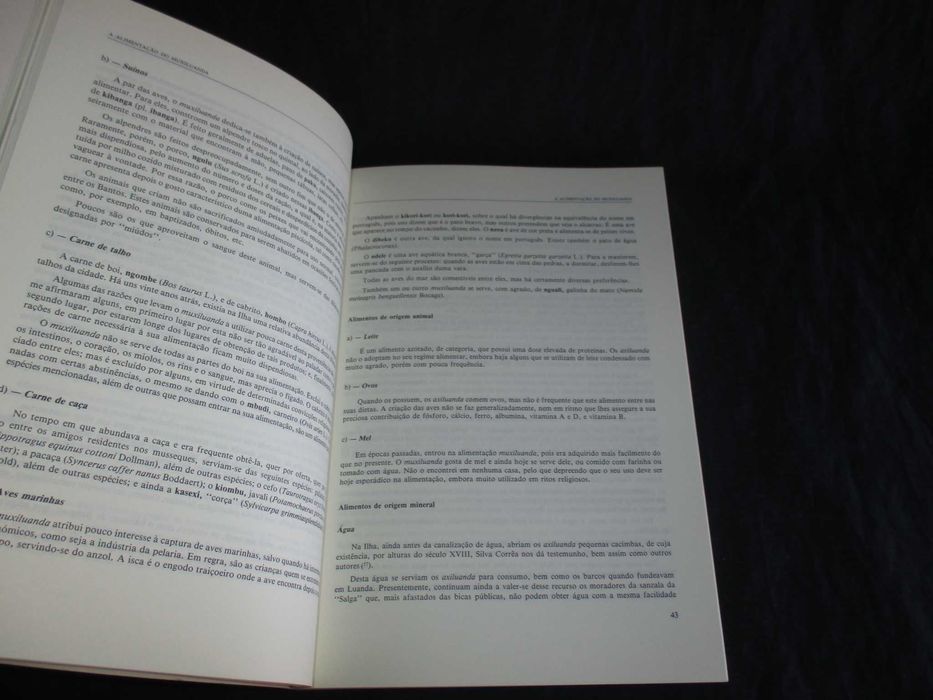 Livro A Alimentação do Muxiluanda Instituto Camões