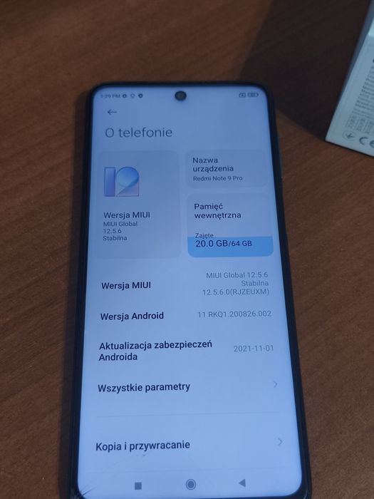 Xiaomi redmi note 9 pro