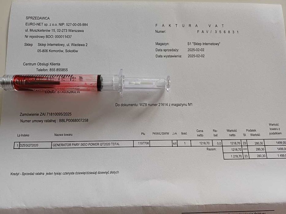 Deska/Stacja do prasowania Tefal IXEO Power QT2020 na gwarancji