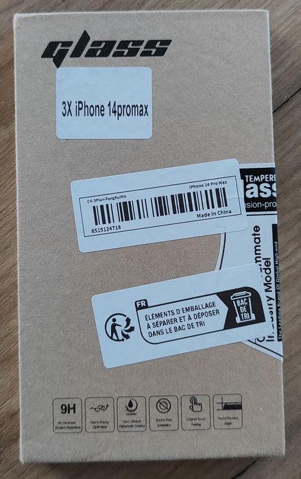3x szło hartowane do iPhone 14 Promax