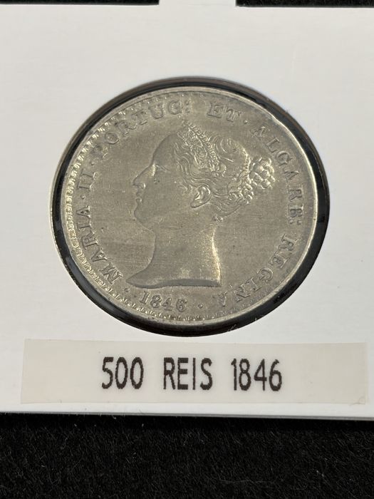 500 Reis 1846 ( PRATA 916,6%)