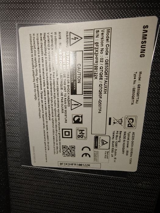 Płyta główna Samsung QLED QE50Q67TAU