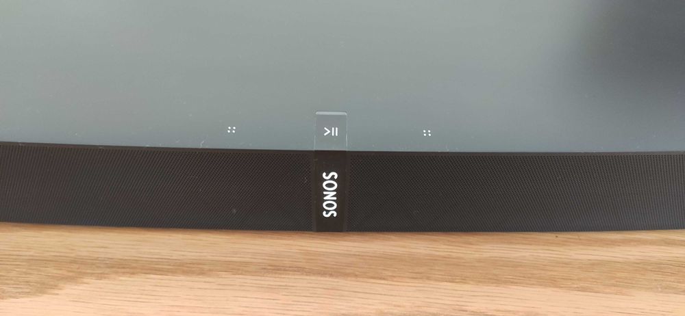 SONOS PLAYBASE barra som preta