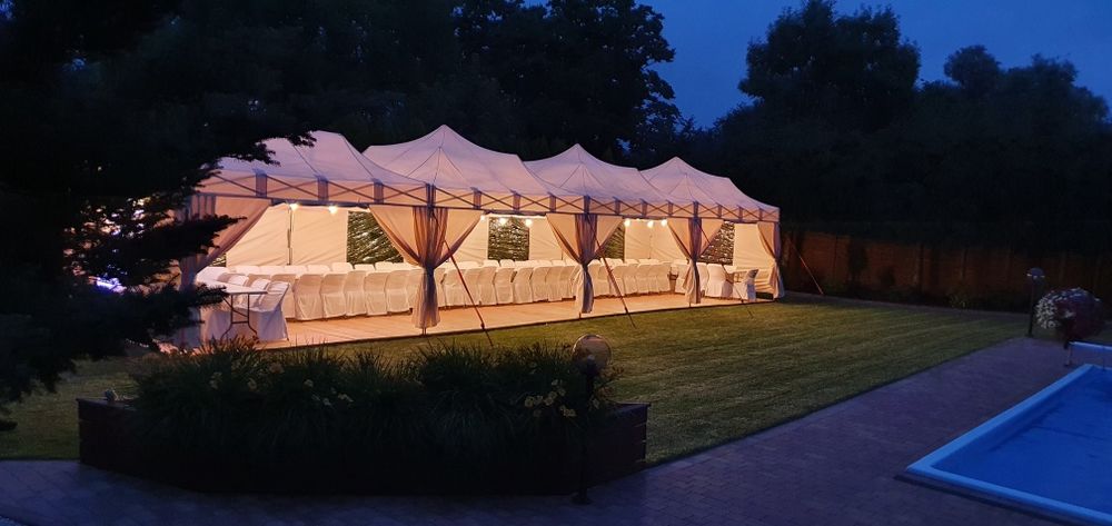 Namiot imprezowy cateringowy komunia, polter, 18stke  WYNAJEM namiotow