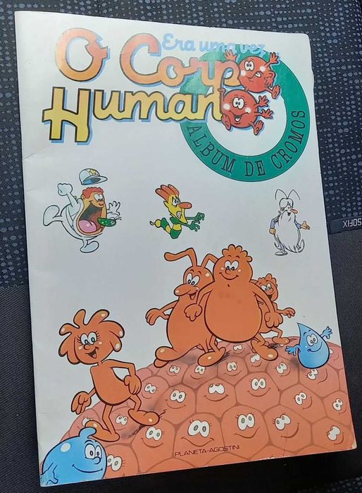 Caderneta de cromos "Era uma vez... O Corpo Humano", Planeta DeAgostini, 1992.