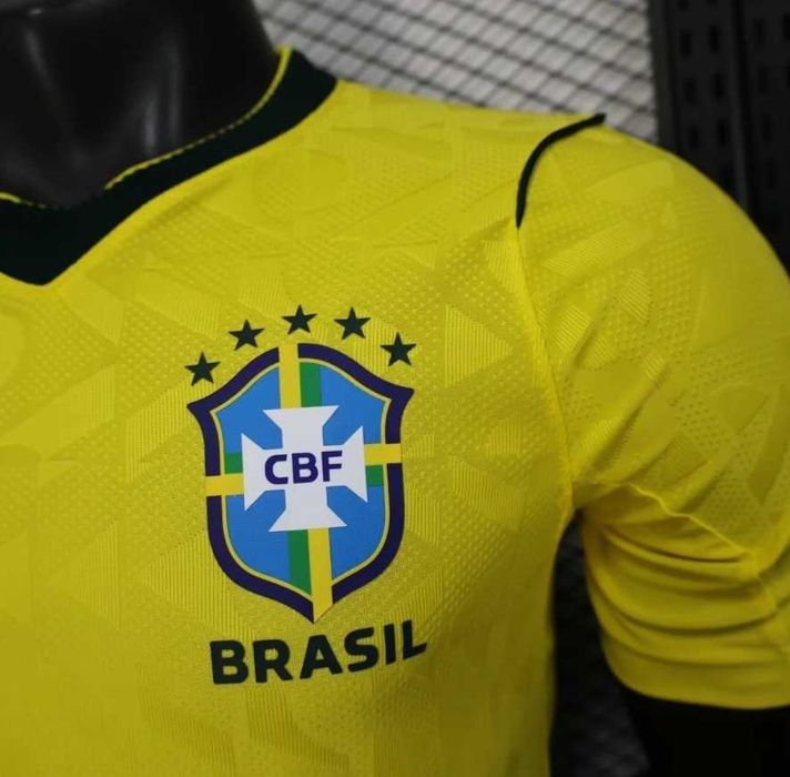 Camisa Seleção Brasileira Amarela 5 Estrelas 2026