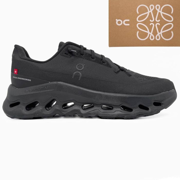 Легкі! Кросівки On Cloudtilt Black Он Running чорні,on loewe