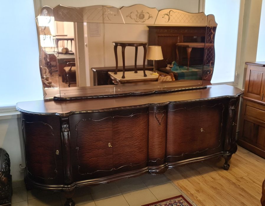 Komoda stylowa z lustrem Bufet