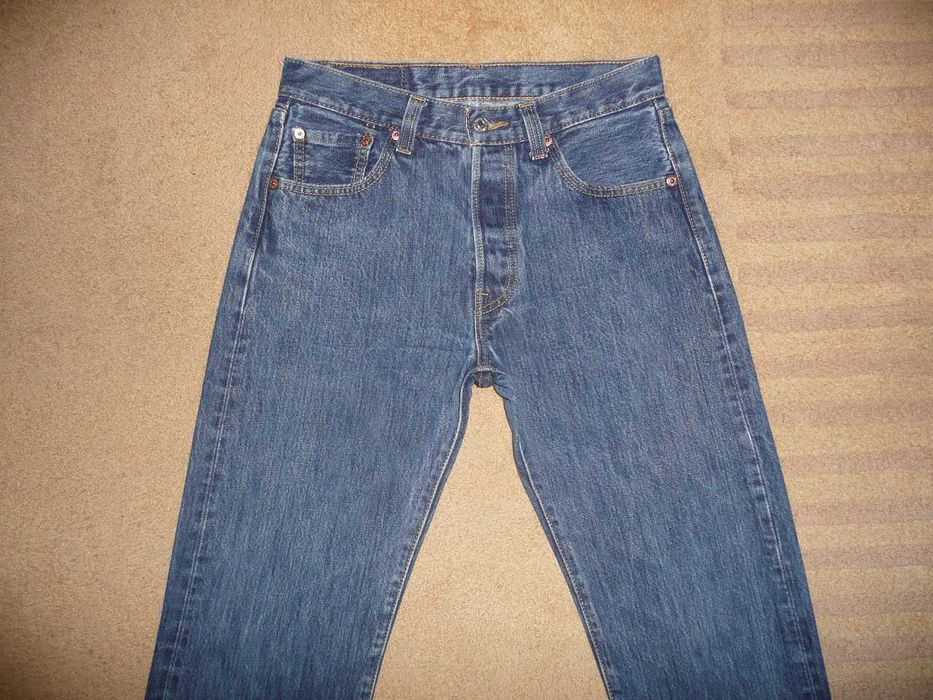 Spodnie dżinsy LEVIS 501 W29/L34=36,5/107cm jeansy