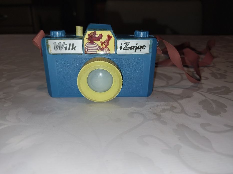 Mini aparat Prl wilk i zając slajdy wyświetla sprawny