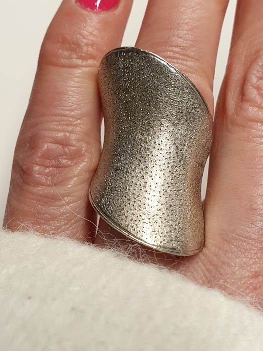 dużo pierścień srebro 925 piekny