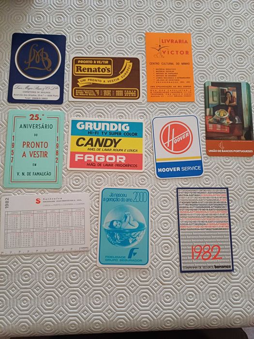 Calendários de 1982