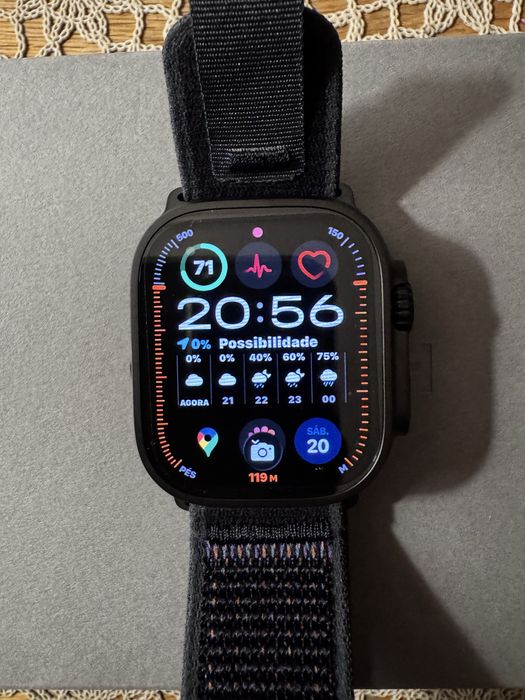 Apple watch Ultra 2 Preto com fatura worten com  3 anos garantia