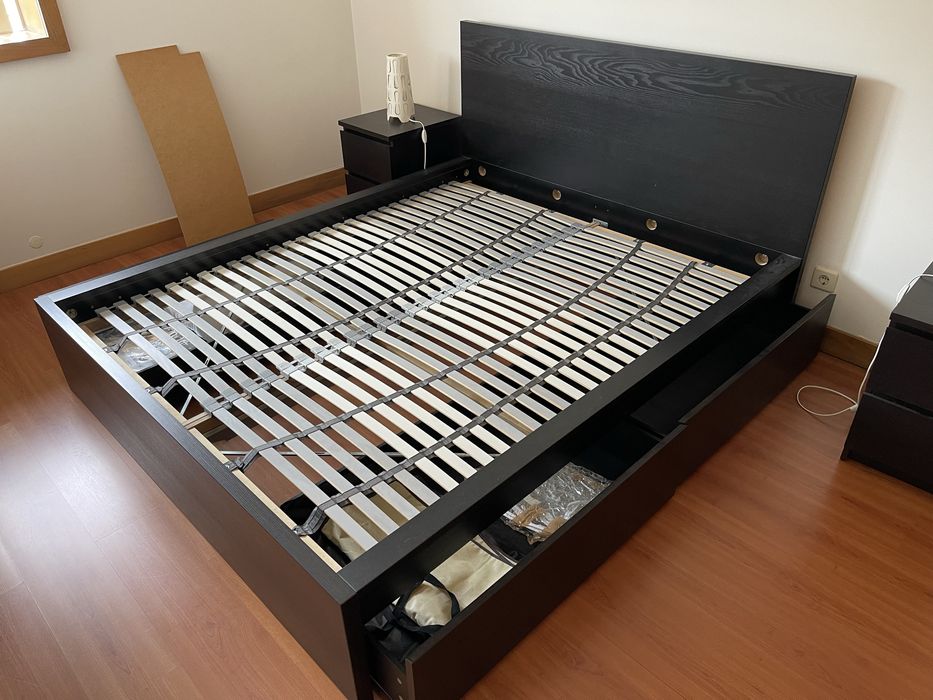 CAMA CASAL MALM WENGUE