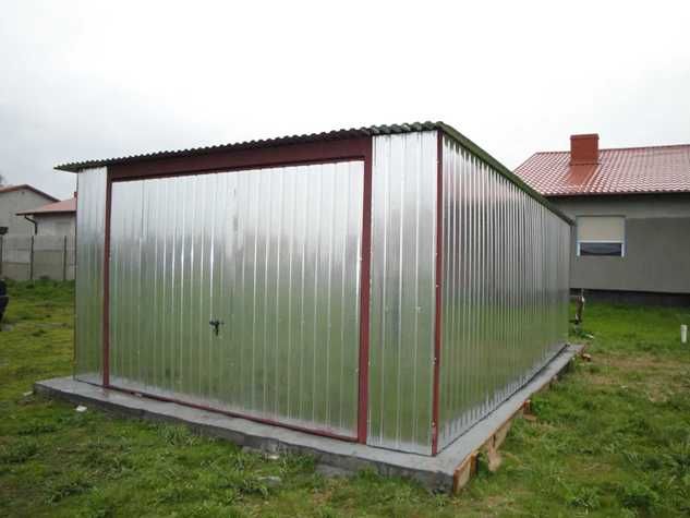 OKAZJA! Garaż Blaszak Wzmocniony 4x5 4x6 Garaże Blaszane Wzmocnione !