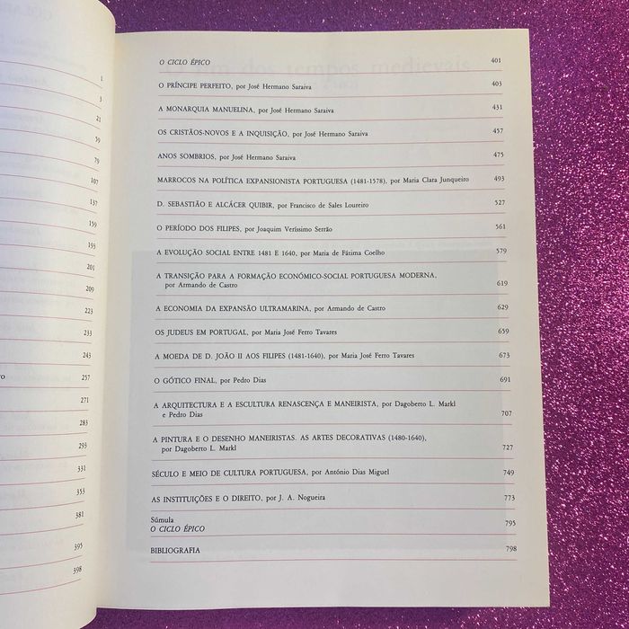 História de Portugal (1245 a 1640) Autor: José Hermano Saraiva