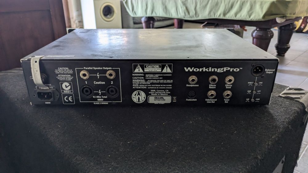 Amplificador  de Baixo SWR 400 + Coluna Hartke 400 W