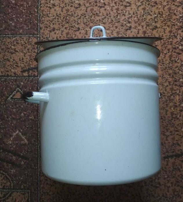 Кастрюля эмалированная 20л СССР