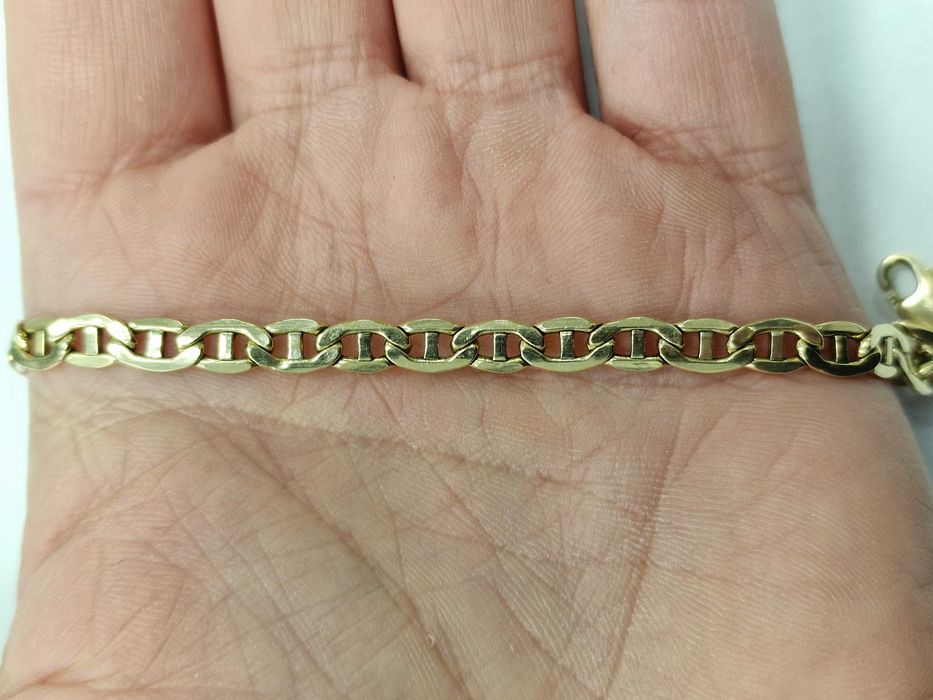 Złota bransoletka damska/ 585/ 5.39 gram/ 18cm/ żółte złoto