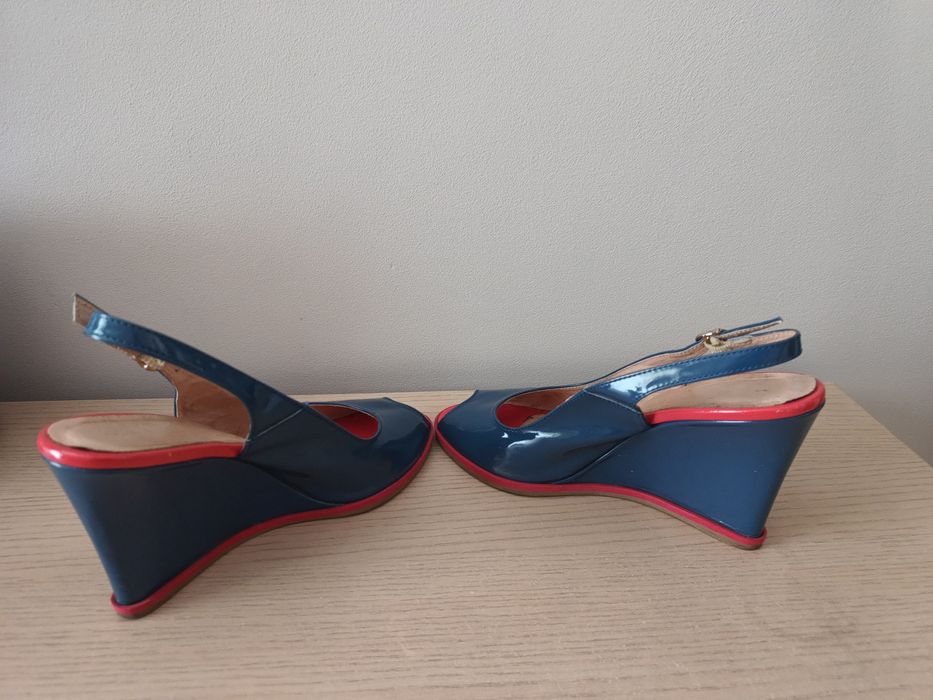 Włoskie skórzane buty 36