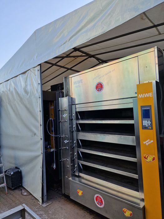 Пічь Печь подова  Хлібопiч Miwe подовая на камне с парой  NEU 200 хліб