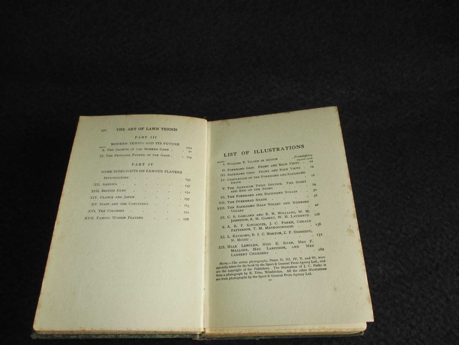 Livro The Art of Lawn Tennis William Tilden