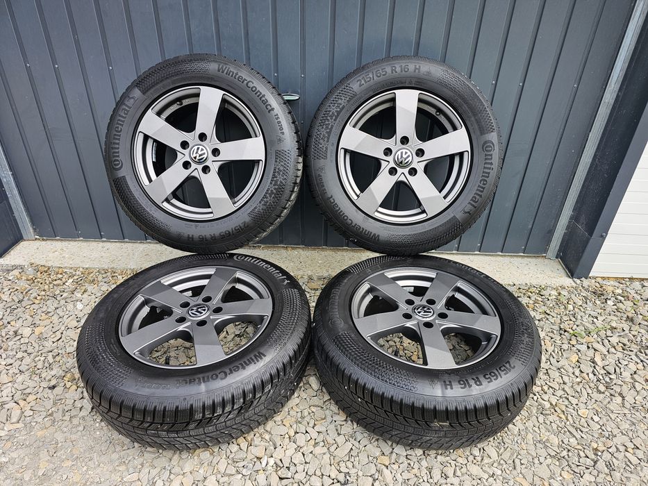 Alufelgi Volkswagen 16" 5x112 Touran Tiguan T-Roc Passat z Oponami