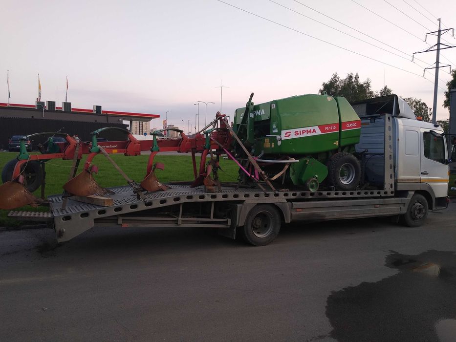 Pomoc drogowa laweta transport sprzętu rolniczego oraz budowlanego
