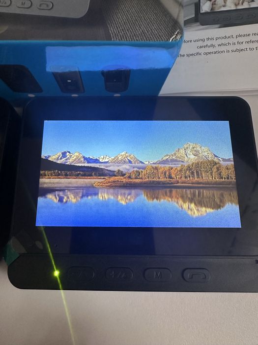 Nowy bezprzewodowy dzwonek wideodomofon ekran 4,3