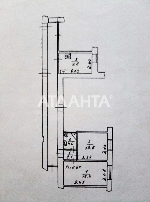 Двухкомнатная квартира Котовского Давида Ойстраха (Затонского)