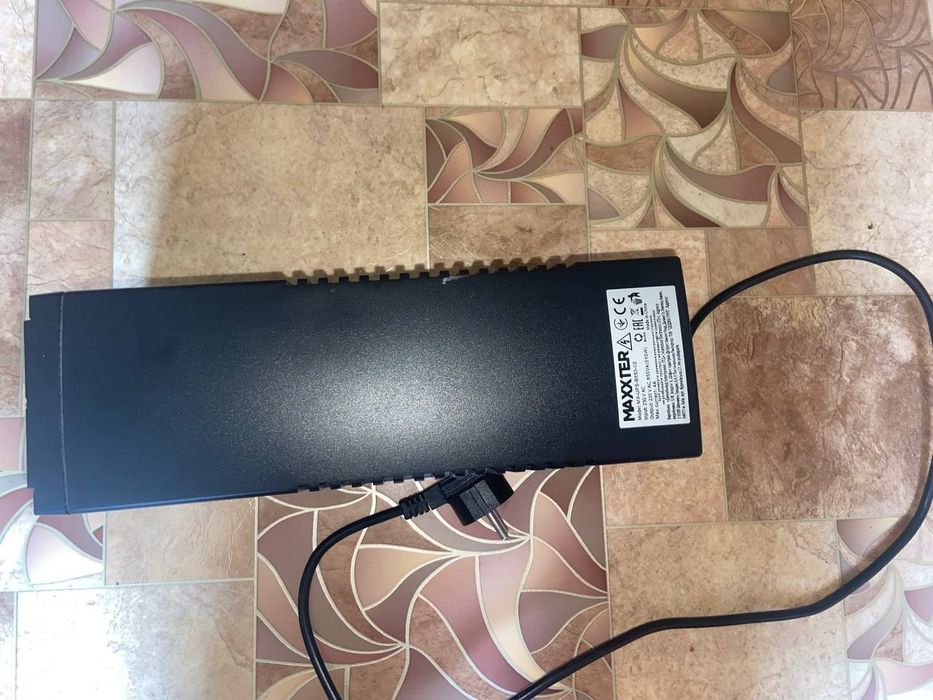 Джерело безперебійного живлення (ДБЖ) Maxxter MX-UPS-B650 (650VA / 390