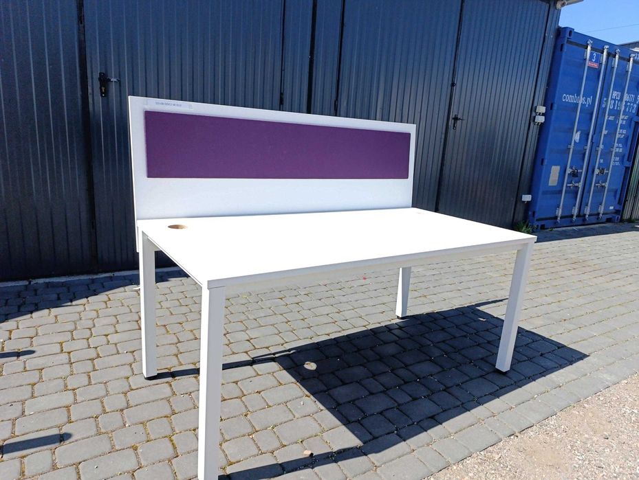 Biurko stół biurowy biały 160x80