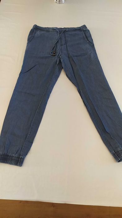 Spodnie r 36/38 wiosna lato cienkie dżinsy Lyocell