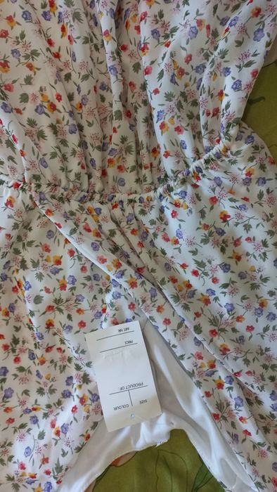 Літня сукня, плаття шифонове з квітковим принтом