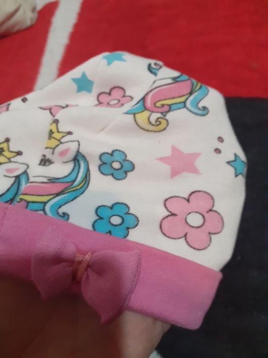 2 czapeczki 68/74 NOWE