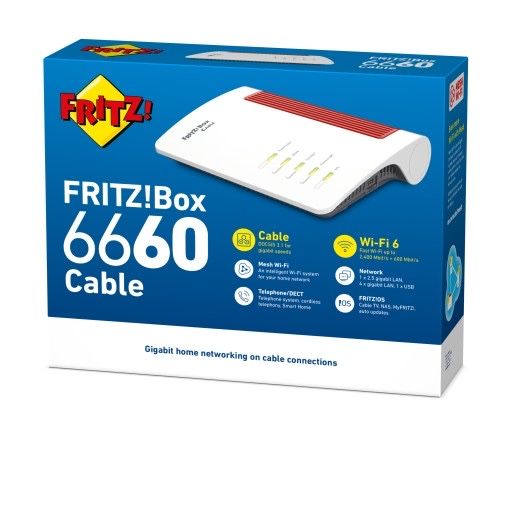 Router AVM Fritz! Box 6660 cable Wifi 6 nowe okazja!
