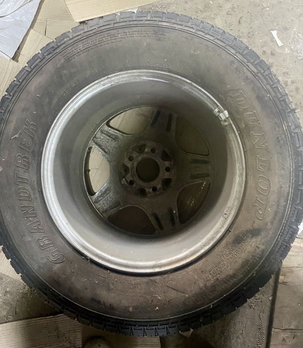 Колесо Запаска Мерседес 255/65 R16 докатка, титан, Mercedes ML-class  Dunlop