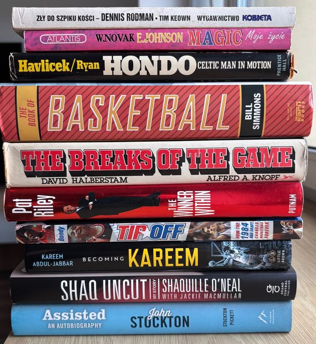 Książki NBA, Dennis Rodman, Magic Johnson, Lakers, Celtics