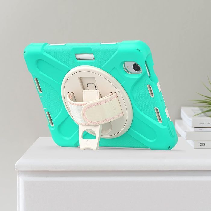 Etui do iPad Mini 6 8.3" z Podstawką i Miejscem na Rysik Miętowe