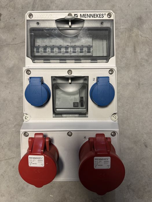 Quadro industrial Mennekes