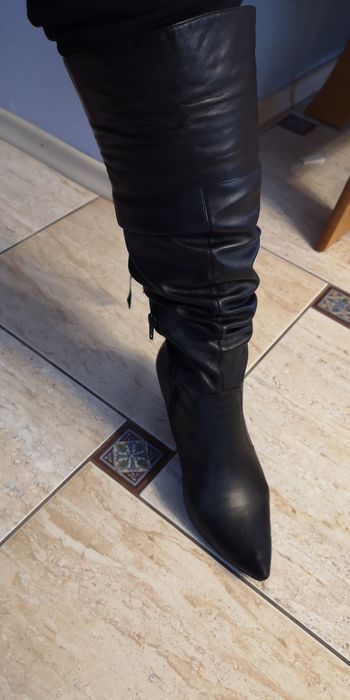 Buty zimowe skórzane r. 41