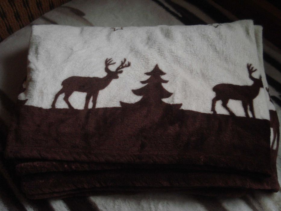 Фирменный очень теплый плед/покрывало, одеяло теплое