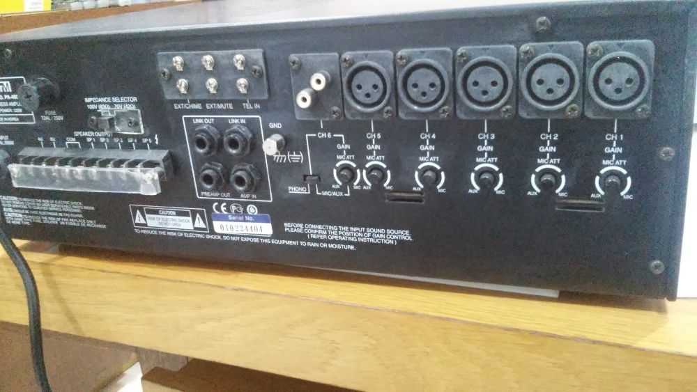 Amplificador Inter M PA-4000 Linha 100V