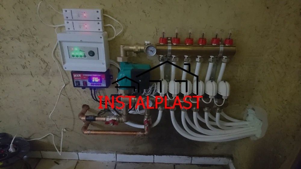 Hydraulik Instalacje C.O. Wod-Kan Ogrzewanie Podłogowe Frezowane