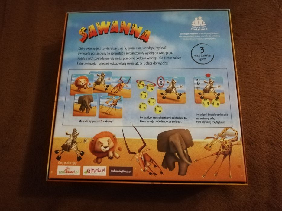 Sawanna gra planszowa