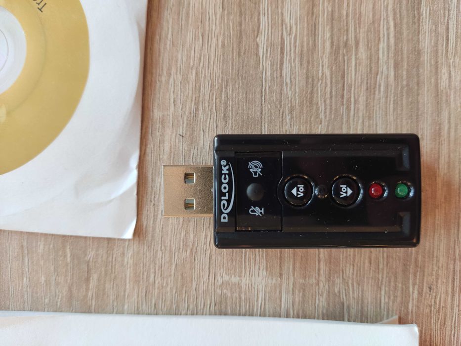 Karta dźwiękowa USB Sound Adapter 7.1 Delock Plug&Play